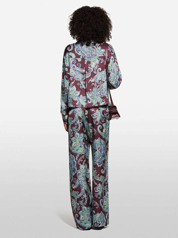 Πουκάμισο με σχέδια paisley - πουκάμισα γυναικεία - Πολύχρωμο | Sisley image number 2